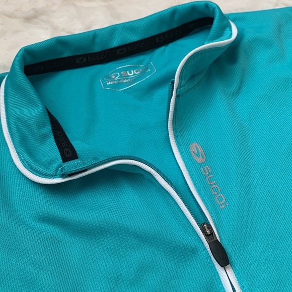 Bike/cycling top, aqua color by Sugoi, size M - Picture 5 of 7